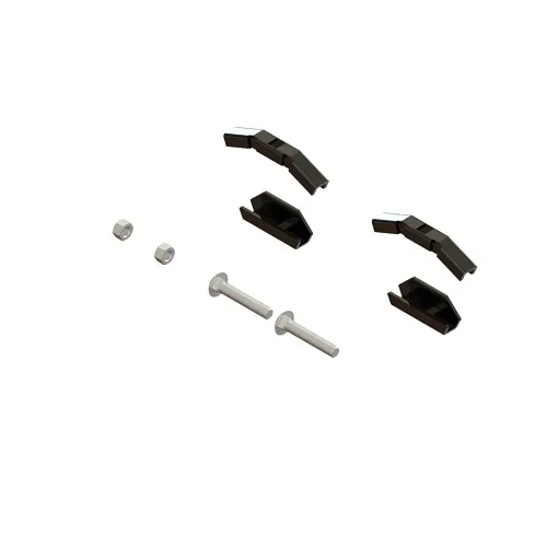 Ortronics P820287HB 45-Degree Clamp Kit, 2-Pack, Black