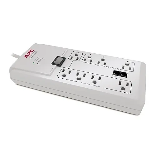 APC P8GT Power-Saving Home/Office SurgeArrest, 8-Outlets with Phone Protection, 120V