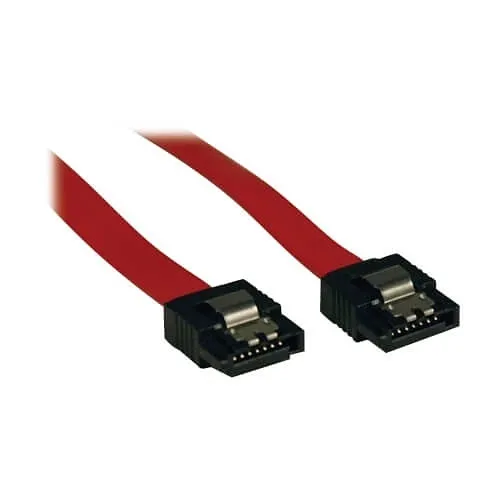 Eaton Tripp Lite P940-08I Serial ATA SATA Latching Signal Cable, 8" (20.32cm), 7-Pin, M/M