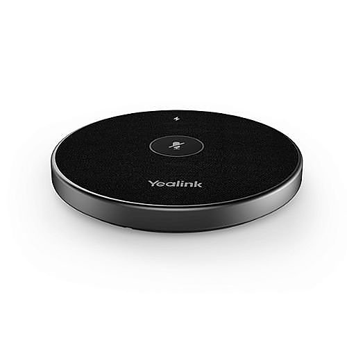 Yealink VCM36-W Wireless Microphone for Video Conferencing System, 360° Voice Pickup, Built-In Microphones