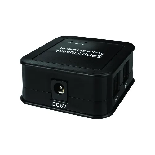 Vanco PA-SW31T Digital Optical Audio 3x1 Switch