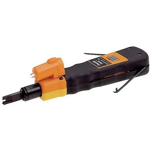 Tempo PA3587 SurePunch Pro PDT SSP Punchdown Tool with 110/66 Combination Cut-Only Blade and Light
