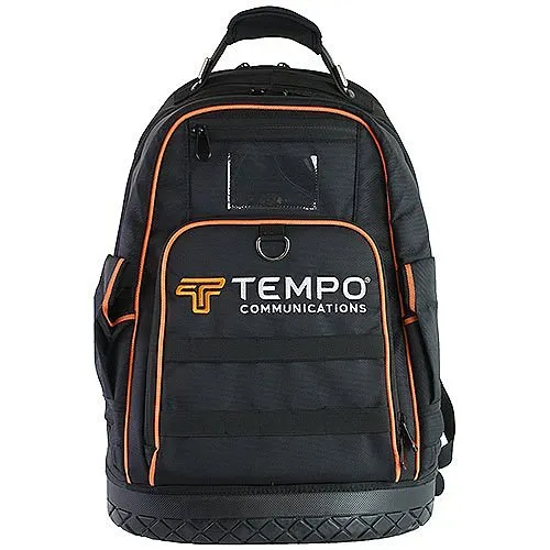 Tempo PA9000 Pro-Tool Backpack with 40-Pockets, Support 200 lbs, 17" Separate Laptop Pocket
