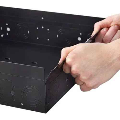 Chief PAC525FCW Proximity In-Wall Storage Box with Flange and Cover, White