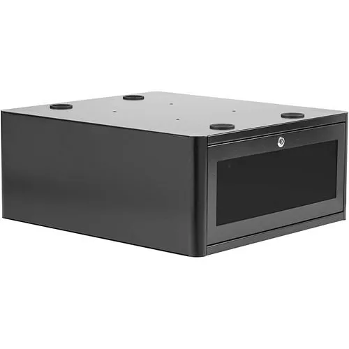 Chief PAC735A Secure Storage Cabinet, Keyed Locking Option A, Black