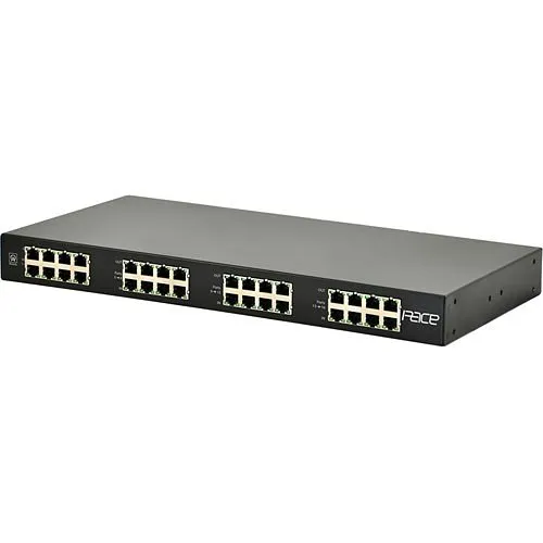 Altronix PACE16PRM Long-Range Ethernet 16-Port Receiver, 100Mbps per Port, Passes PoE/PoE+, Requires Compatible Transceiver, 1U