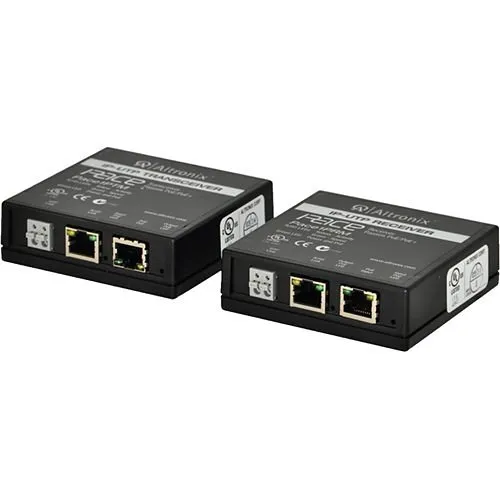 Altronix Pace1PRMT Long-Range Ethernet Single-Port Adapter Kit, 100Mbps, Passes PoE/PoE+