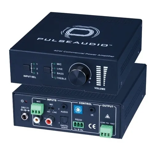 PulseAudio PAV140 Single Channel Amplifier, 40W