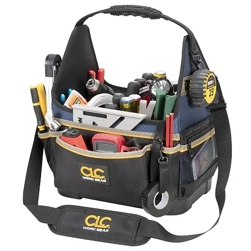 Dottie PB1531 Tool Bag, 13" Molded Base Electrical HVAC Tool Carrier