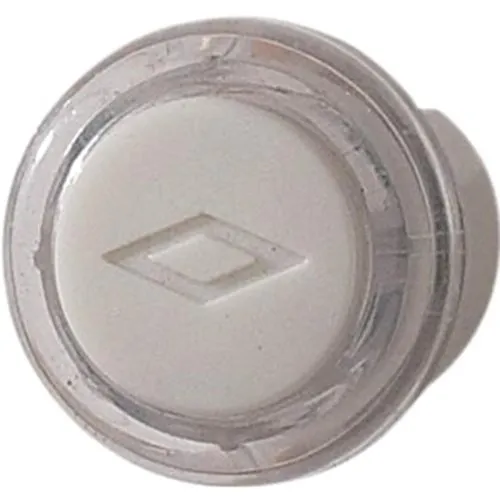 NuTone PB18WHCL Unlighted Round Push Button, 13/16 Diameter in Clear/White