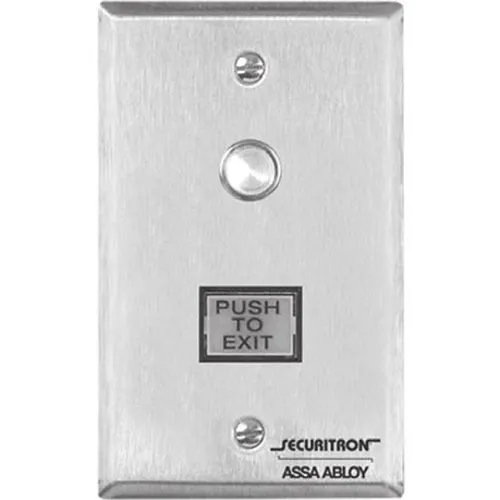 Securitron PB3AN 12/24V Exit Button Narrow Alternate