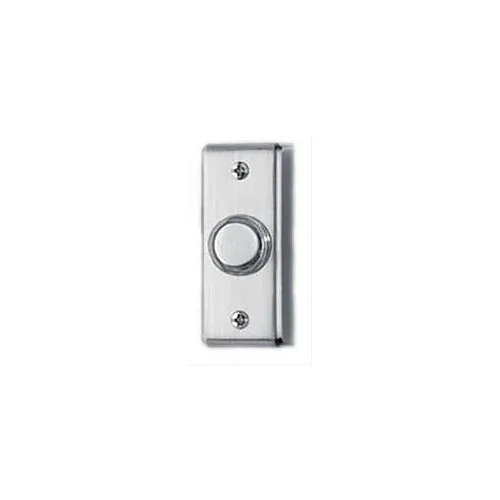 NuTone PB69LSN Lighted Rectangular Doorbell Push Button, Satin Nickel
