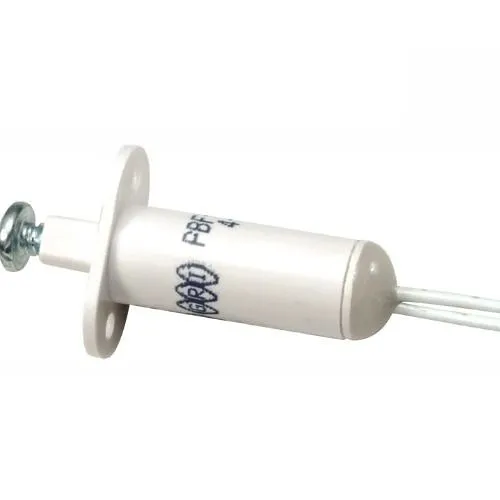 GRI PBF-2020-W 3/8" Diameter Push Button Plunger Switch with Flange, 10W, 200VDC, 0.50A, Closed Loop, N/O, A, White