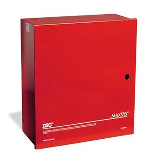DSC PC4050CR MAXSYS Commercial Fire Cabinet, 12" 4.5" 12", Red