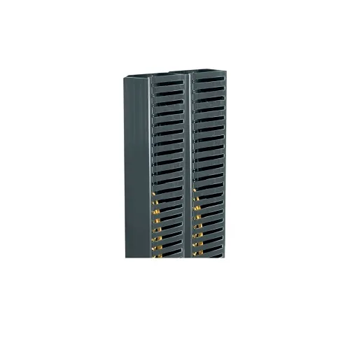 Middle Atlantic PCD-3-6-45DC PCD Series Cable Dual Duct, 6" Deep, 45U RMS, Black
