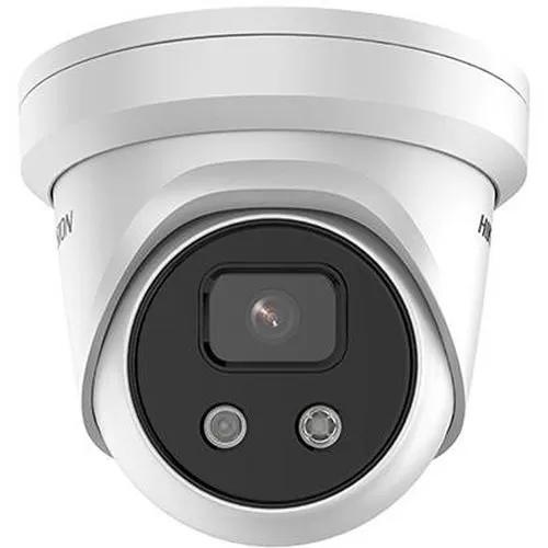 Hikvision PCI-T15F6S AcuSense 5MP IR Turret IP Camera, 6mm Fixed Lens, White