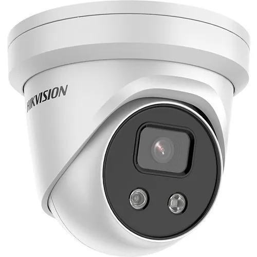 Hikvision PCI-T18F4S AcuSense 8MP IR Fixed Turret Network Camera, 4mm Lens