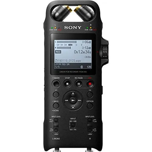 Sony Media PCM-D10 High-Resolution Audio Digital Recorder with 3-Way Adjustable Microphone