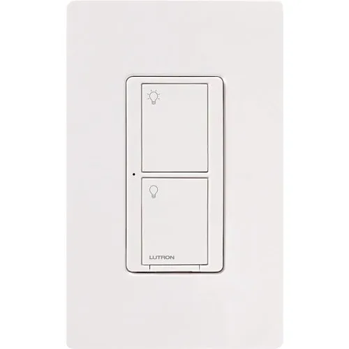 Lutron PD-5WS-DV-WH Caseta Wireless 5A Lighting and 3A Fan RF On/Off Light Switch, White