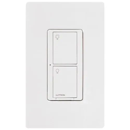 Lutron PD-6ANS-WH Caseta Smart Home Switch, Works with Alexa, Apple HomeKit, Google Assistant, White
