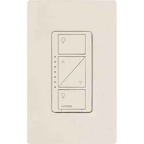 Lutron PD-6WCL-LA Caseta Wireless In-Wall Dimmer, Almond