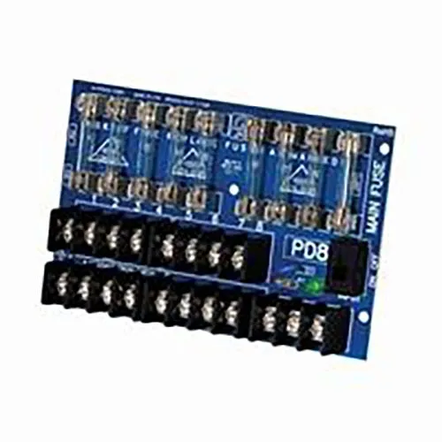 Altronix PD8E Power Distribution Module in BC100 Enclosure, Fused Outputs up to 28VAC/VDC