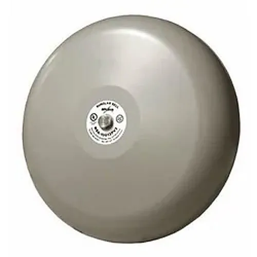 Potter PDC-10G PDC Series DC Powered General Signal Bell, Motor Driven, 12 Volt DC, 68 Milliampere, 95 dB, 9-7/8" Length 3-1/4" Width, Gray