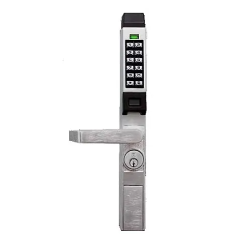 Napco PDL1300NW/26D1 Networx Narrow Stile Wireless Access Prox Lock Trim with Built in Wiegand Proximity ID Card Reader