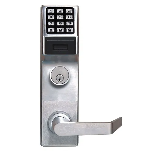 Alarm Lock PDL6600CRR/26D Networx Wireless Digital Mortise Keyless Prox Pin Lock Straight Leverset, Satin Chrome