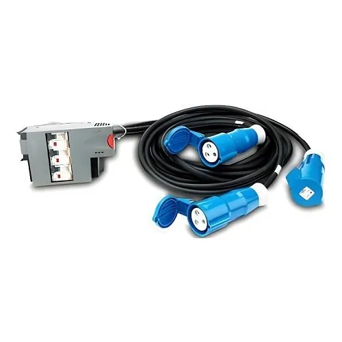 APC PDM2332IEC-3P30R-1 Power Distribution Module, 32A, 3-Pole, 3-Wire, 3XIEC309 Wiring