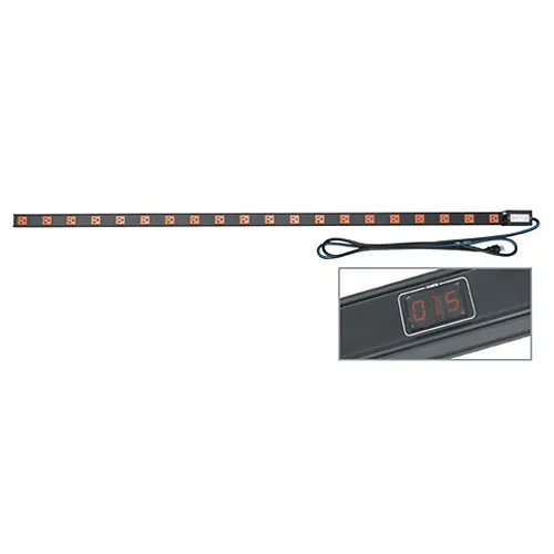 Middle Atlantic PDT-2020C-M-NS PDT Low Profile Vertical Power Strip, 20-Outlet Rack Mounted PDU, 20A