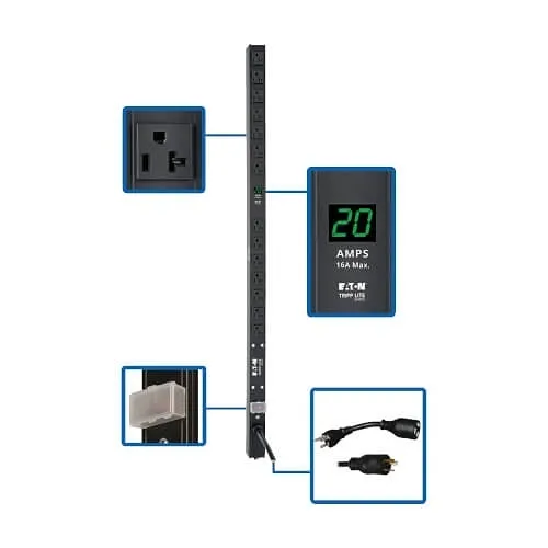 Eaton Tripp Lite PDUMV20-36 Single-Phase Metered PDU, 120V Outlets