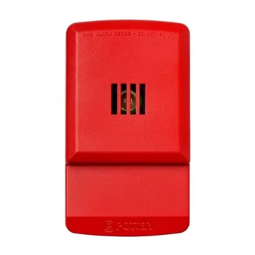Potter PE-HNR Wall LED Horn, 24 VDC, Red