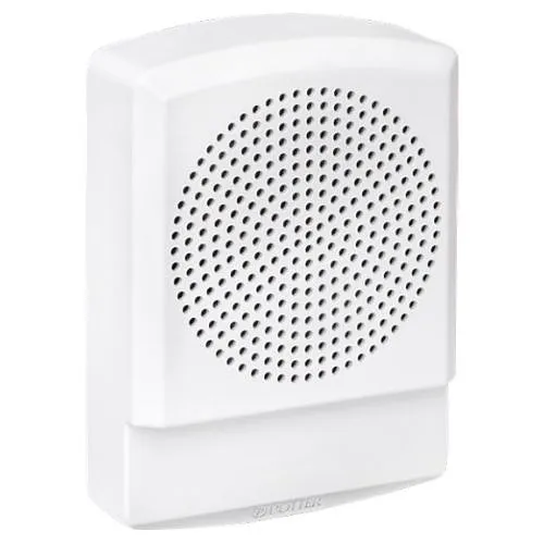 Potter PE-LFHNW PE-LFHN Series Low-Frequency Sounder, Wall Mount, FIRE Label, White