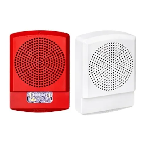 Potter PE-LFHNWC Low Frequency Sounder, Ceiling Mount, Fire Label, Indoor, 24VDC, White