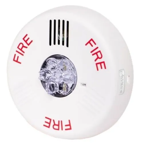 Potter PE-STWC PE Series LED Strobe, Ceiling Mount, FIRE Label, White
