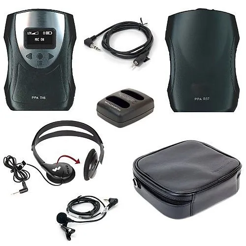 Williams AV PFM PRO RCH 17-Channels Rechargeable Personal FM System, 72-76 MHz