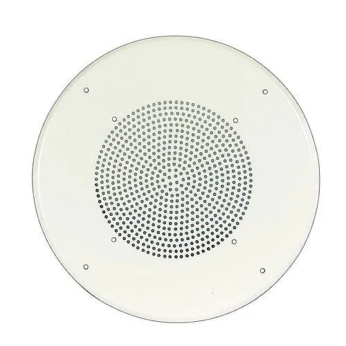Bogen PG8U Round Steel Grille, Bright White Enamel
