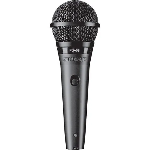 Shure PG ALTA PGA58 Wired Dynamic Microphone Black Metallic