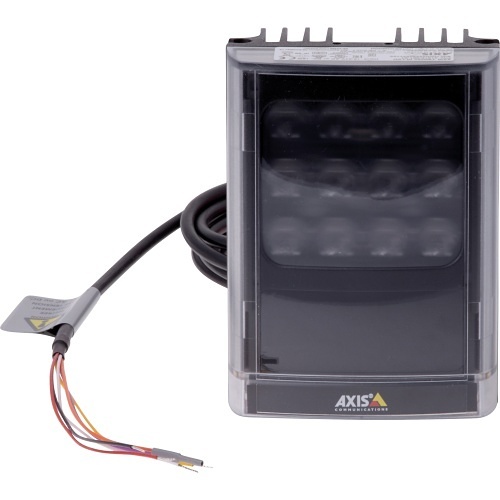AXIS T90D20 High-Performance Infrared LED Illuminator, Pre-Mounted 10° Diverging Lens, Black