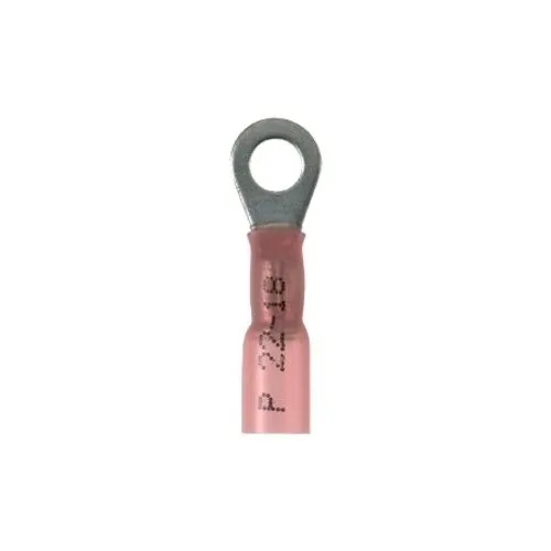 Panduit PH18-10R-Q Ring Terminal, Heat Shrink, 22-18