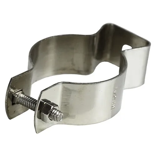 Dottie PH400BSS Clips and Clamp, 4" Stainless-Steel Conduit Hanger with Hex Nut and Bolt