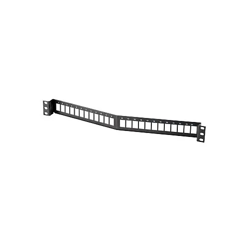 Ortronics PHAPJU24 24-Port Angled Blank Patch Panel