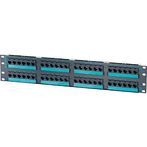 Ortronics PHD5E6U48 Clarity 48-Port CAT5e Panel, 6-port Modules, 19" 3.5"