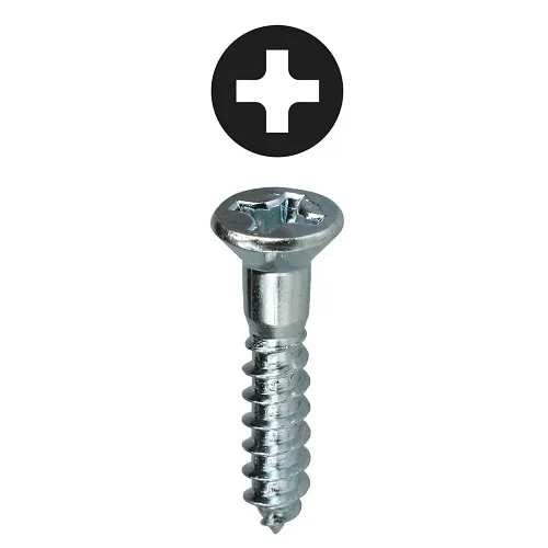 Dottie PHFW101 Screw, #10 1" Phillips Flat Head Wood Screw