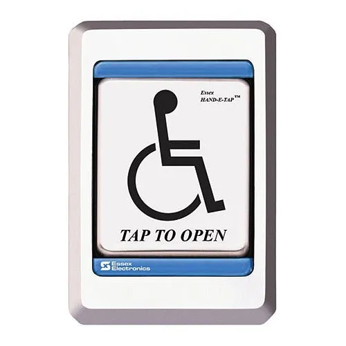 Essex PHSS1US Hand-E-Tap Access Switch with 8A Relay, ADA Wheelchair Icon, Stainless Steel Bezel