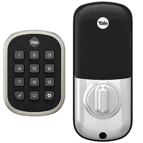 Yale YRD136-ZW2-619 Pro SL Key-Free Keypad Deadbolt with Z-Wave Plus, Satin Nickel