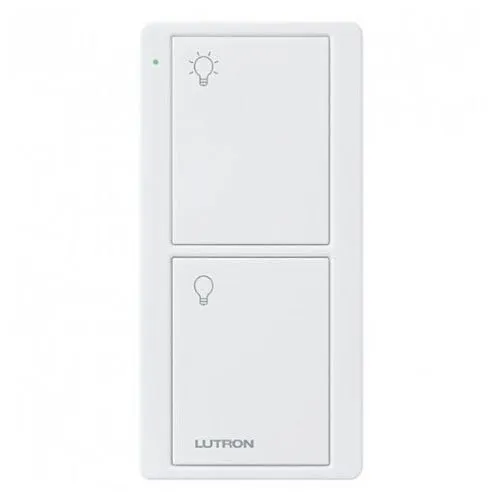 Lutron PJ2-2B-GWH-L01 Pico Wireless Control, Button, White