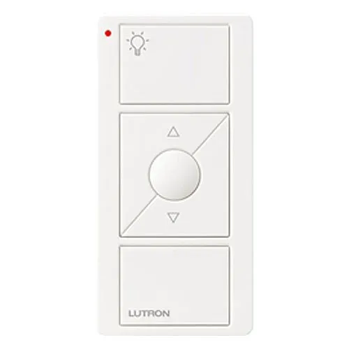 Lutron PJ2-3BRL-GWH-L01 Pico Wireless Control, 3-Button with Raise/Lower, White