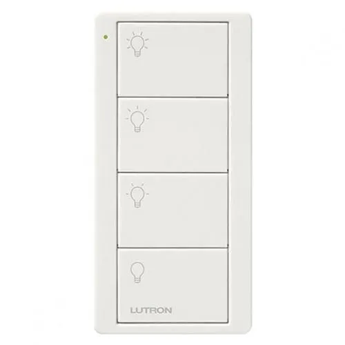 Lutron PJ2-4B-GWH-L31 Pico Wireless Control, 4-Button Scene, White